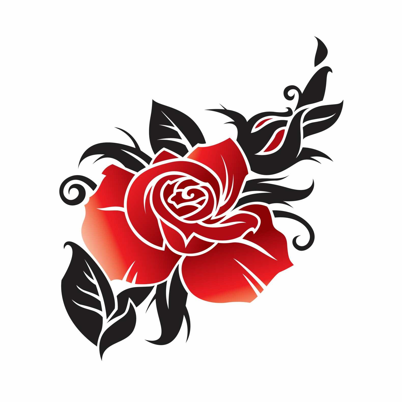 Rose Flower Tattoo Betydelse Dekoltee Tattoo Templates