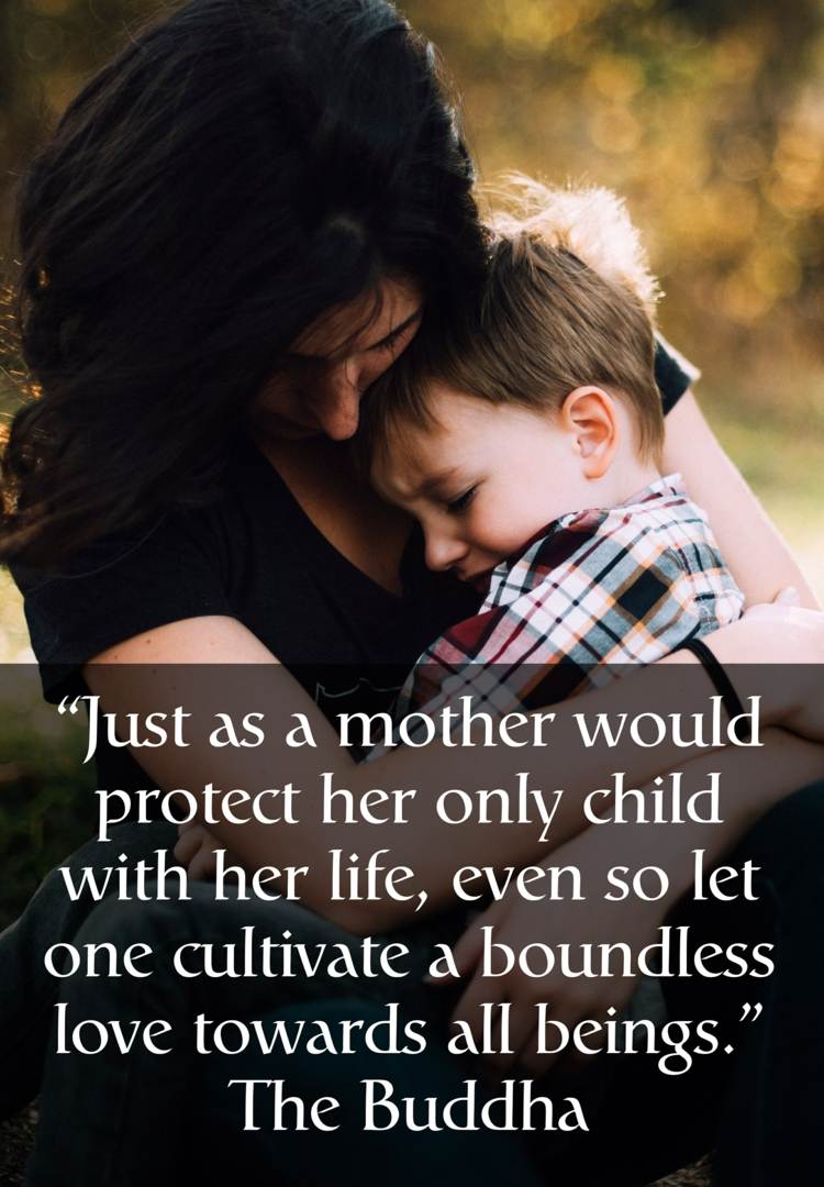 buddha-citat-mamma-kärlek-barn-gränslös-oändligt-villkorslöst