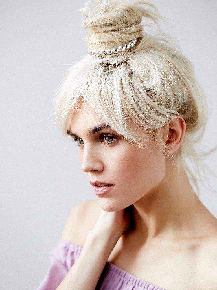 elegant hårtillbehör bulle manschett bulle ring strass