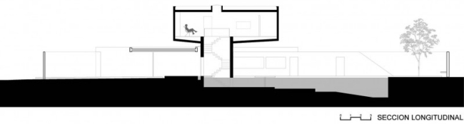 Bunker hus design platt tak med pool plan planlösning