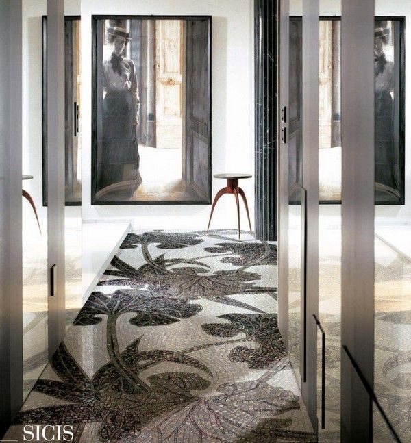 grå golvkorridor