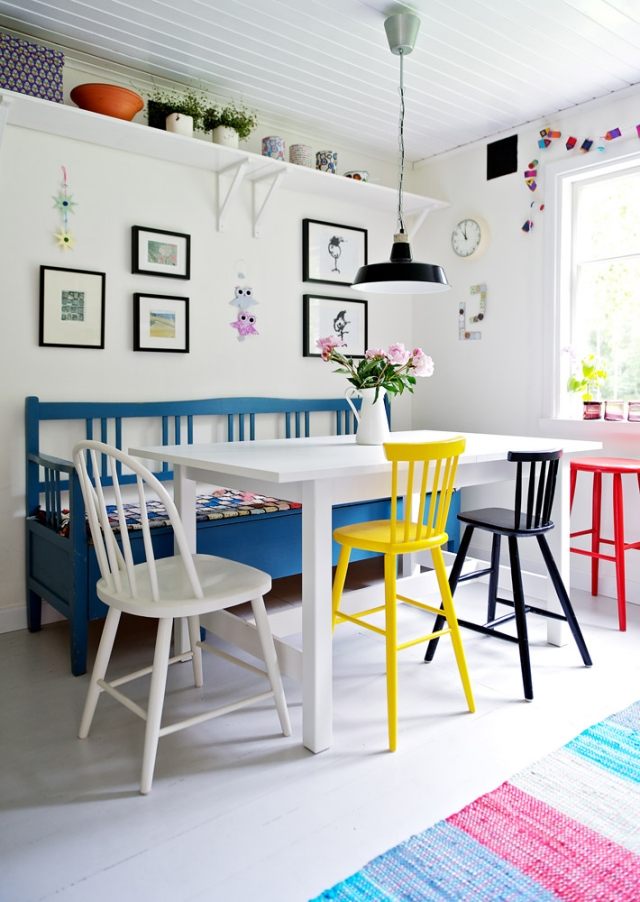 kök-stolar-måla-måla-färg-idéer-färsk-klassisk-möbel-design