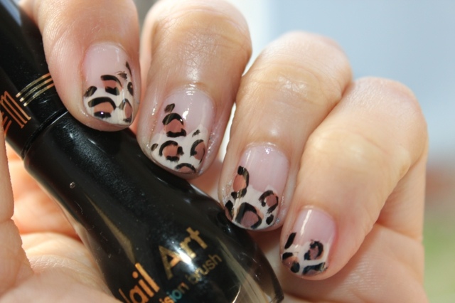måla idéer leopard korta naglar