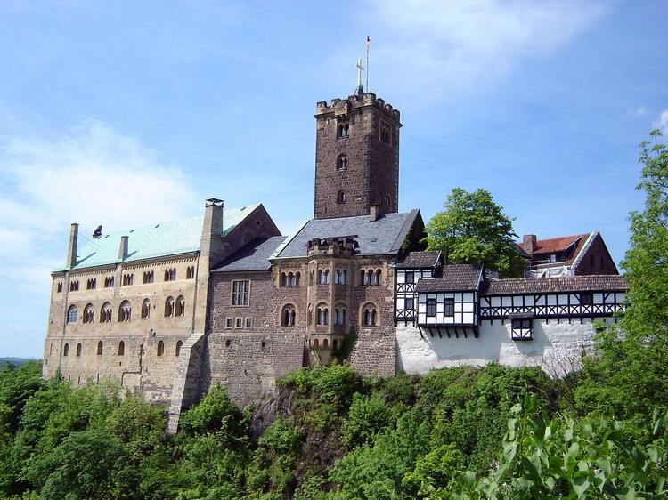 Schloss Wartburg slott i Tyskland lista