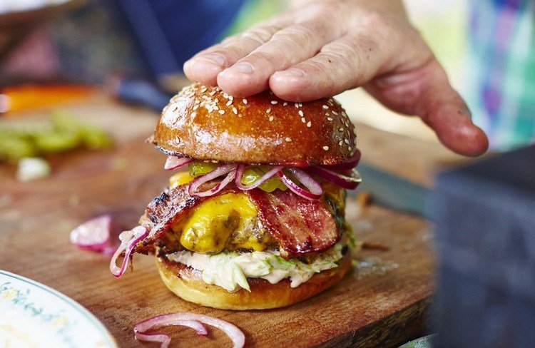 jamie oliver burger recept bullar köttsås