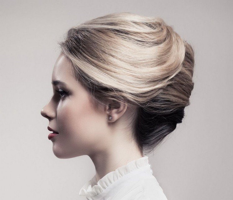 updos kvinnor kontor banan