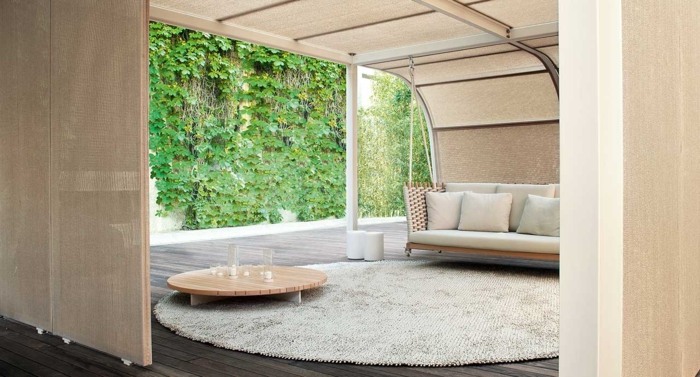 Cabana hydda veranda