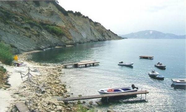 Camping stenstrand Tartaruga Zakynthos Grekland