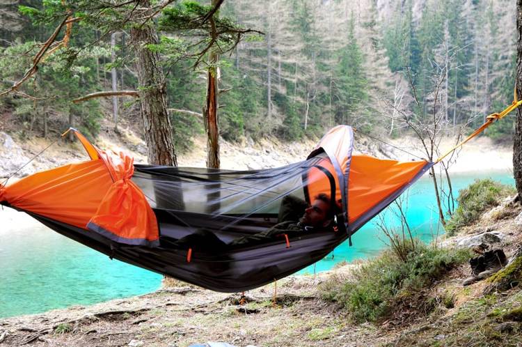camping-hängmatta-utomhus-tillbehör-tält-mobil-sovsäck-vandring