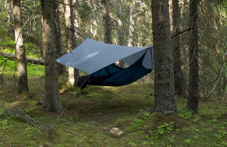 camping-hängmatta-utomhus-tillbehör-tält-regn skydd-lock
