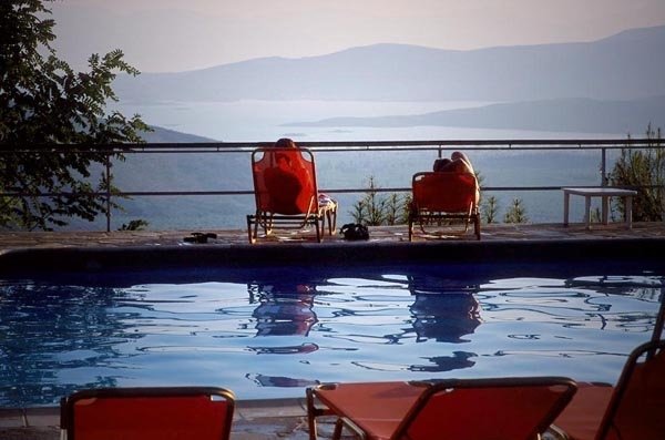 Camping i Grekland-Apollon Delphi pool