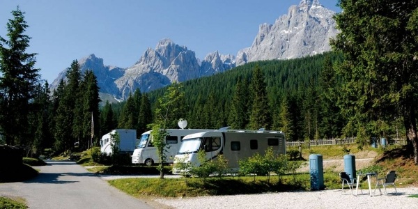 Camping Italien tre toppar campare Park Sexten
