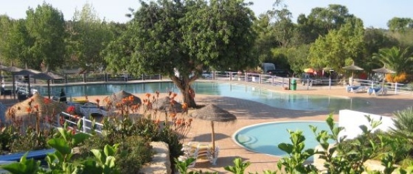 Camping bungalower Portugal pool