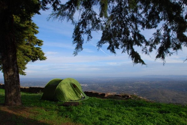 Campingplatser-Portugal panoramautsikt