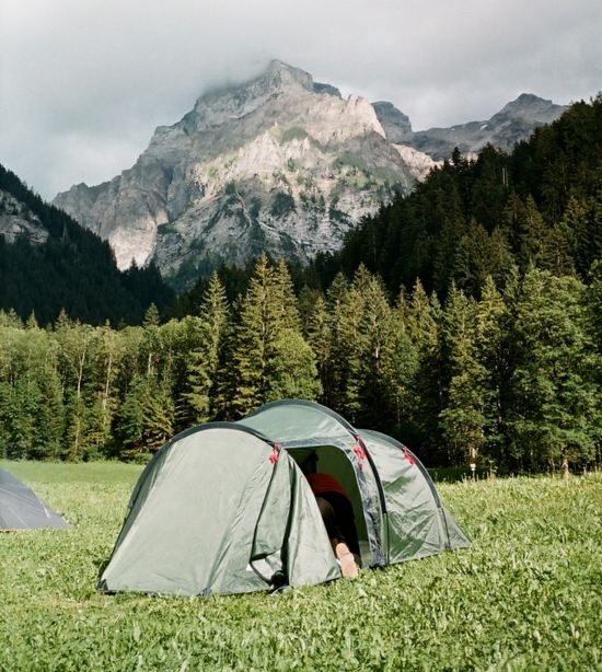 Camping utrustning för bergstips