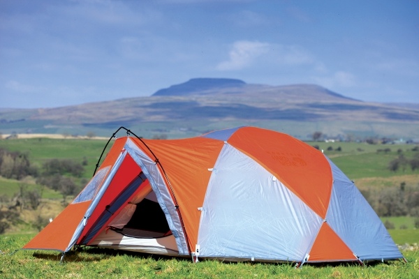Grupp tält design campingplats