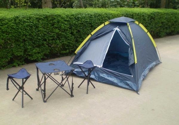 Nylon camping tält pall camping tillbehör