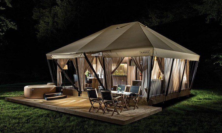 Camping tält hus -bekvämlighet-lyx-husbil-hög kvalitet