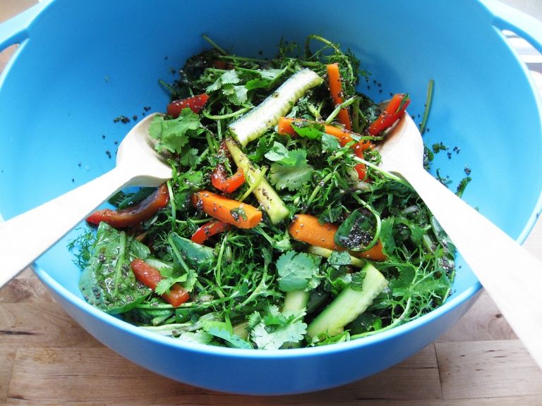 Chia frö recept salladsdressing låg på kalorier