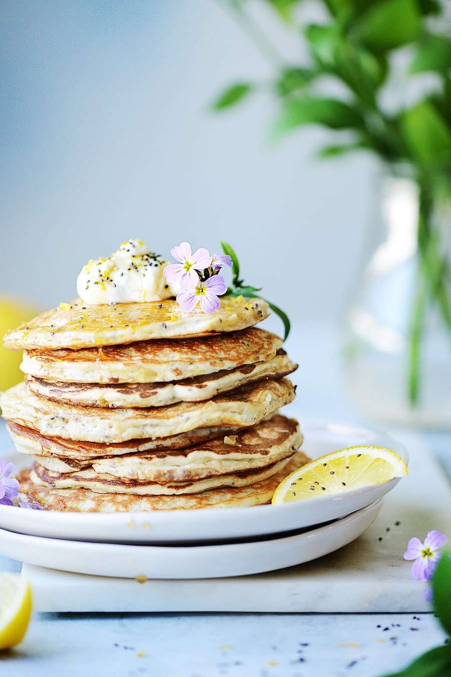 Hur man förbereder veganska pannkakor med chiafrön