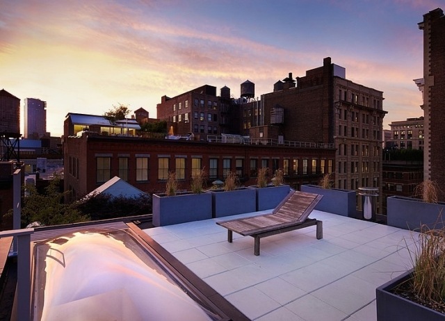 Lägenhet med tillgång till takterrassen soho-penthouse lägenhet-nyc