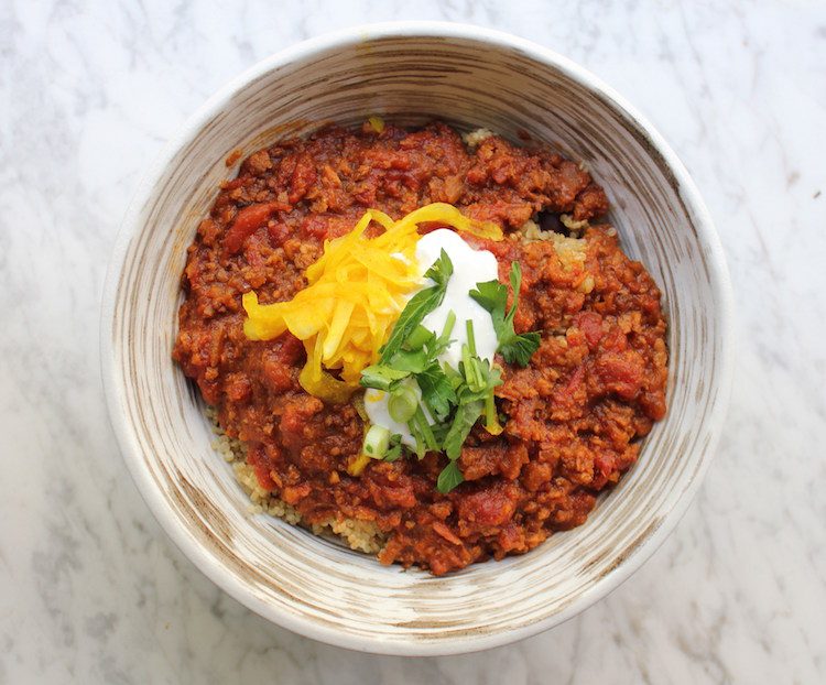Chili con Carne vegan -sin-carne-läckra-snabb-recept