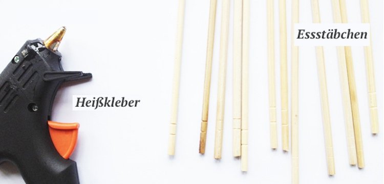 Kinesiska ätpinnar -tinker-gör-själv-material-hett lim