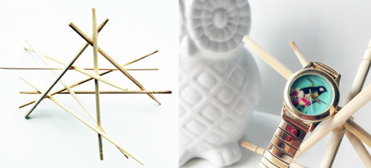 Kinesiska ätpinnar-gör-det-själv-gör-smycken-stå-armbandsur