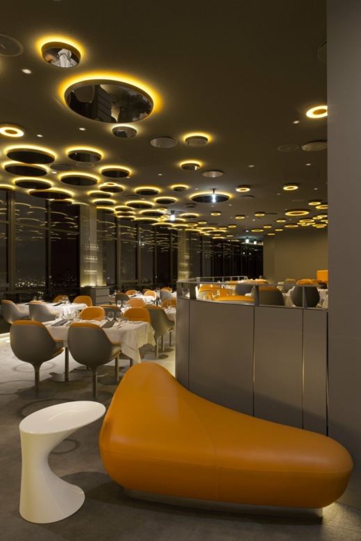 elegant-restaurang-inredning-design-Ciel de Paris