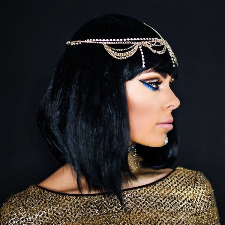 cleopatra make-up karnevalsmink-idéer