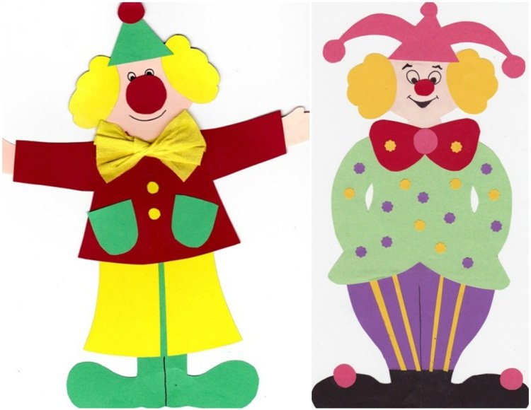 karneval clown hantverk med barn