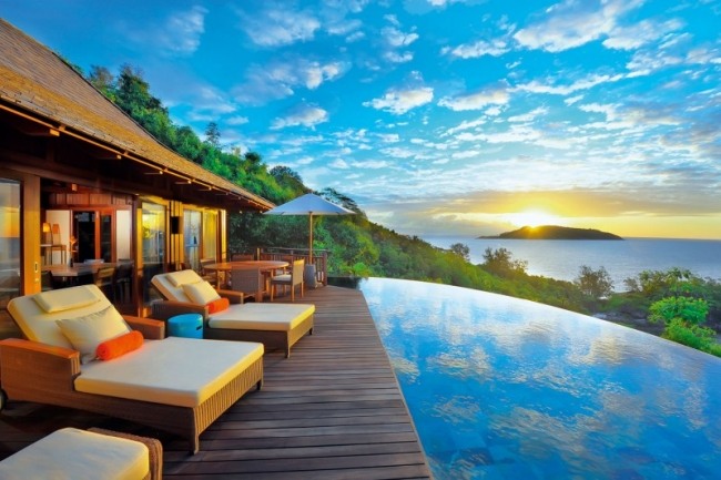 Constance Ephelia Seychellerna visa havet infinity pool