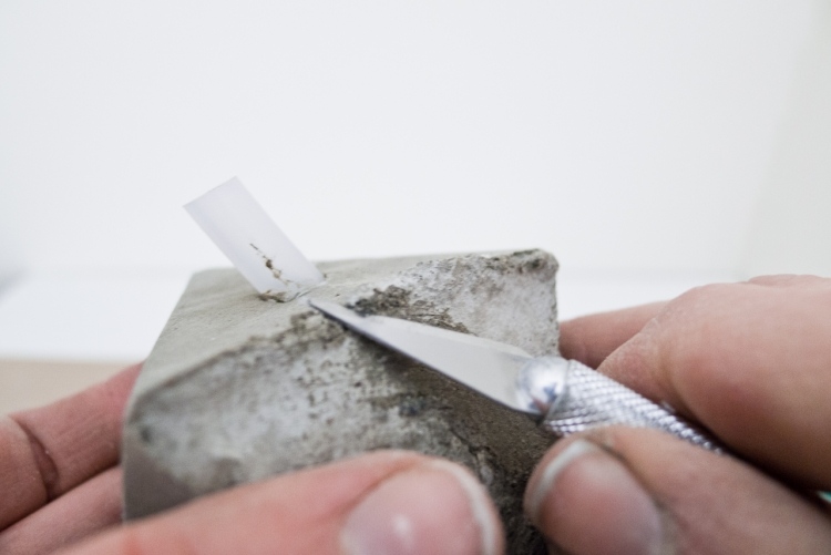 cool-tinker-idéer-betong-levande-diy-krans-skär-kniv-skärning-reparation