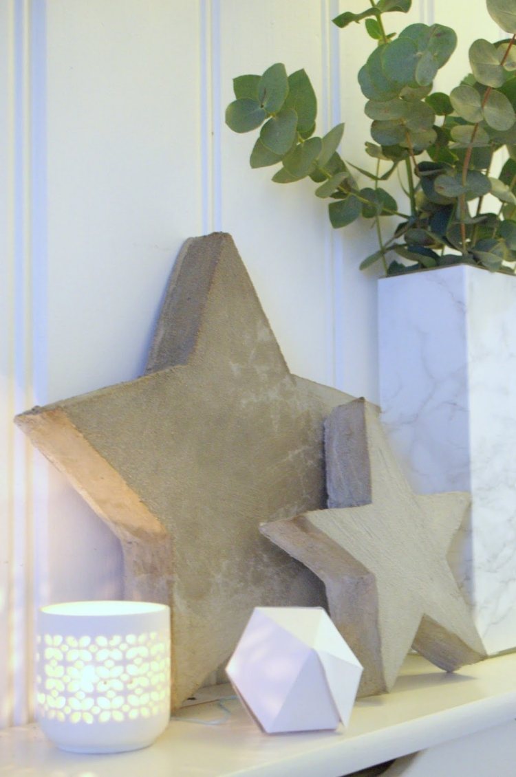 cool-tinker-idéer-betong-levande-stjärnor-tinker-deco-form-figur
