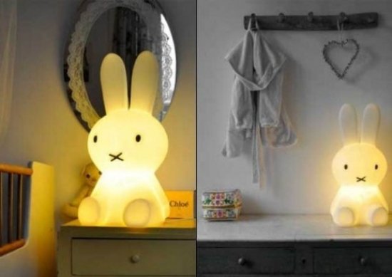 kaninlampa tända idéer för designerlampor barnrum