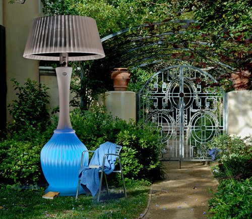 cool strålningsvärmare lampa för uteplats trädgård