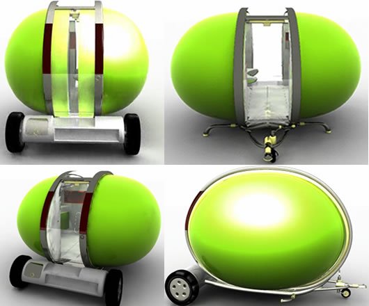 High Tech Motorhomes Capsule Caravan David Tonkinson