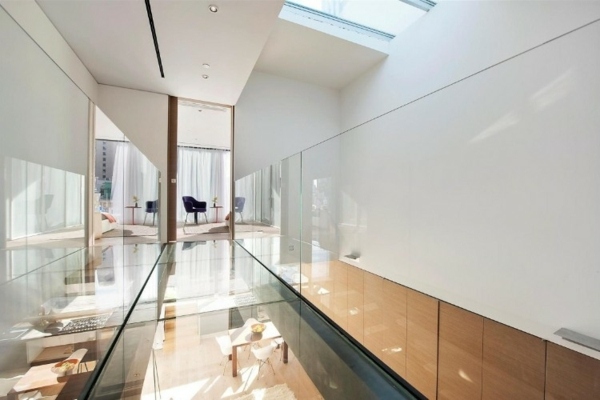 Glasgolv hall design lyx hus