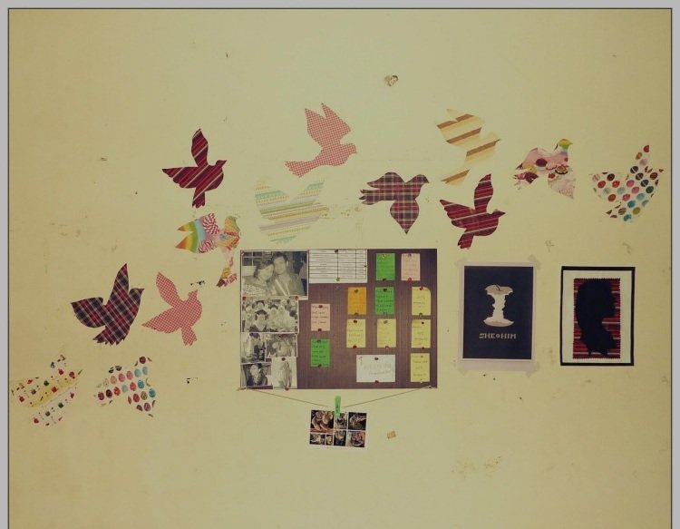 cool-levande-idéer-gör-det-själv-vägg-design-ungdoms-rum-affischer-fåglar-flyga