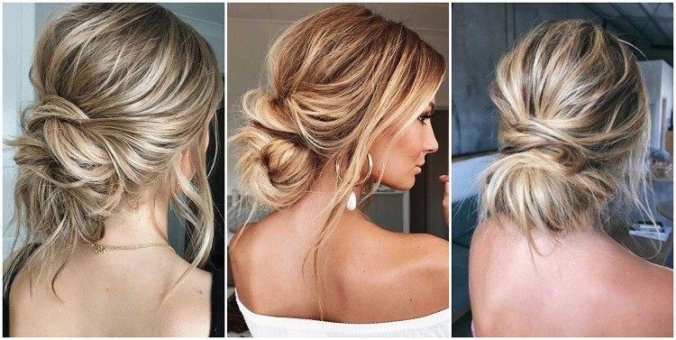 Messy Bun Variants for Long Hair Cord Knot Bun Hairstyle Instructions