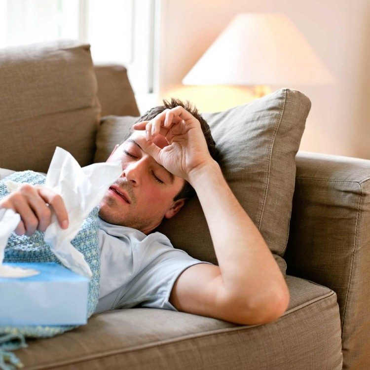 Symptom på smitta av coronavirus för vuxna