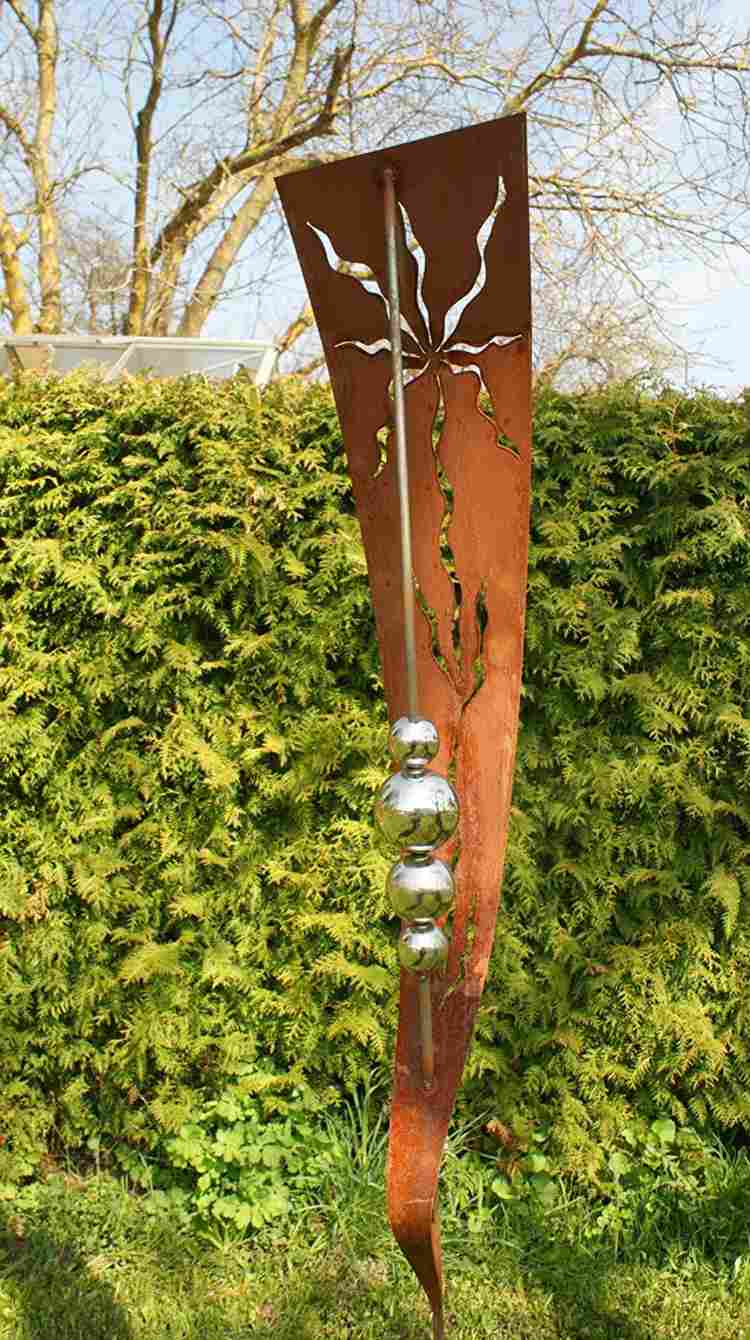 corten-stål-trädgård-dekoration-pelare-plug-bollar-glans-gartendekoshop24-hecke-dekorera