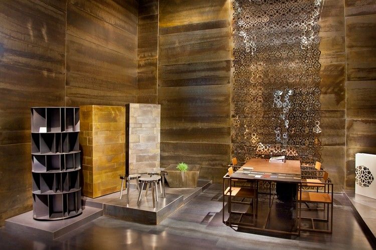 corten steel-interior-ideas-DeCastelli-Collection