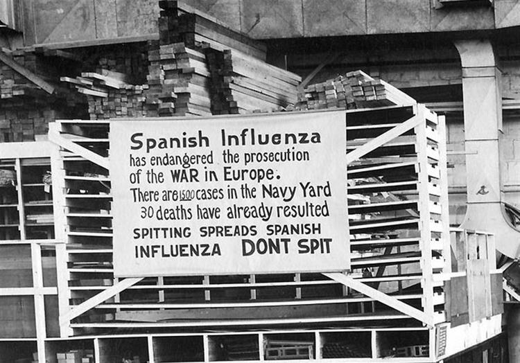 Soldater bar med sig spanska sjukan över hela världen