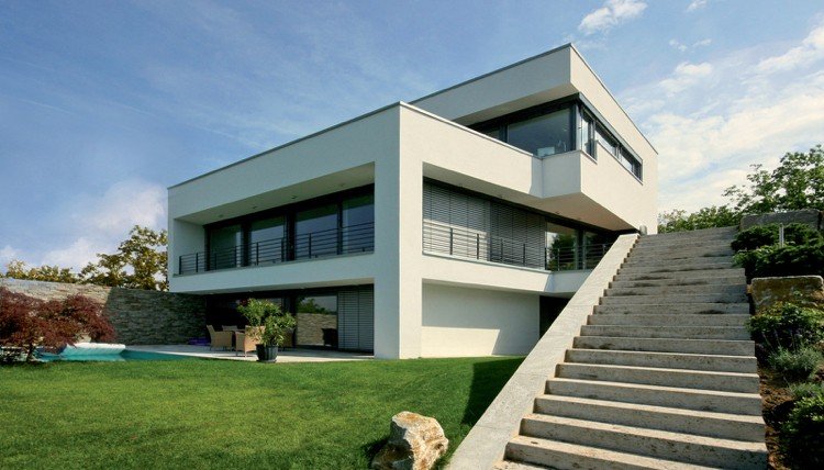 Takformer i modern arkitektur-platt-tak-lutning-moderna-bostadshus-typer-typer