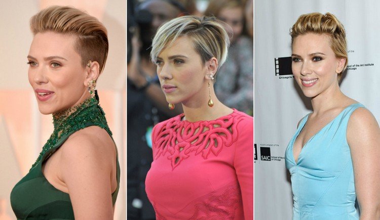 Ladies övergångsfrisyrer till-underskuren-sned-ponny-stor-scarlett-johansson