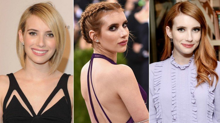 damer-övergångs-frisyrer-hår-låt-växa-färg-updo-emma-roberts