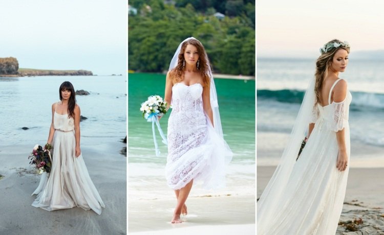 Välj rätt bröllopsklänning för ett strandbröllop med dessa tips och idéer