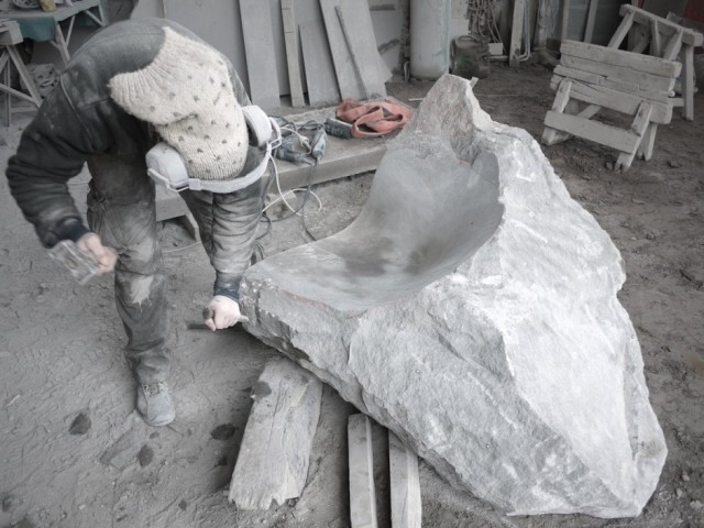möbler peugeot design lab för att mäta sten carving