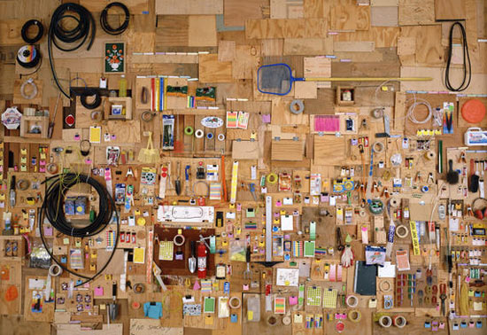 phoebe washburn installation trä vägg safari väst organiserat arrangemang